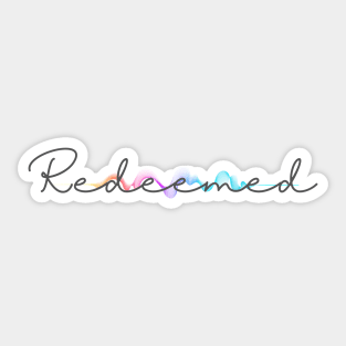 Redeemed Sticker